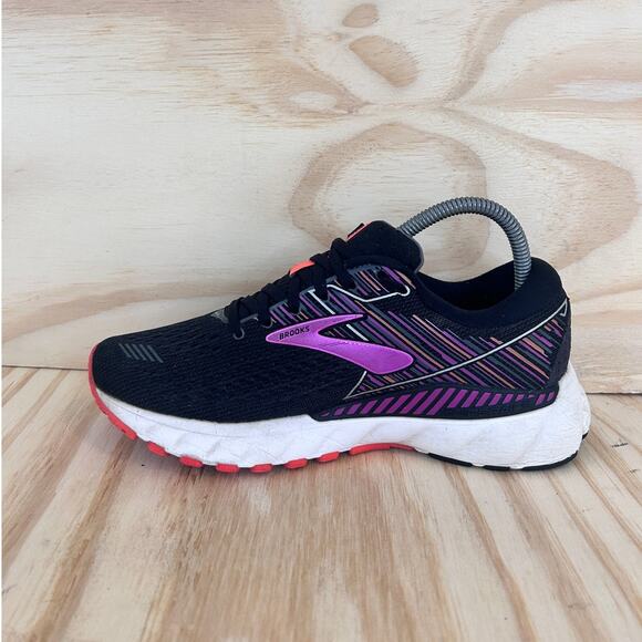 Brooks - Adrenaline GTS 19 - Running Shoes - Black - Women's - 8(B) -1202841B080 - Picture 4 of 9
